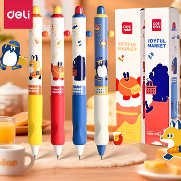 Deli Blue Bear Gel Pen – Cute & Collectible