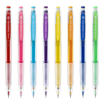 PILOT Color Eno 0.7mm Automatic Mechanical Pencil 8 Colour Set
