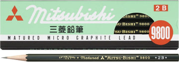 Mitsubishi Pencil 9800 3B-10B 12 Pack