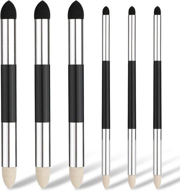 6pcs Artist Blending Sponge Pen Double-Headed Rubbing Tool