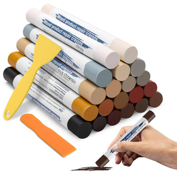 Wood Filler Sticks Putty Wax Crayons for Furniture Repair