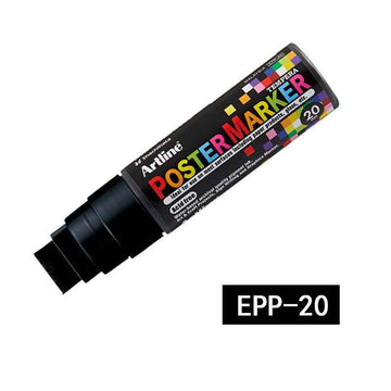 Artline EPP-20 Poster Markers 20.0mm Flat Tip 2 Pack