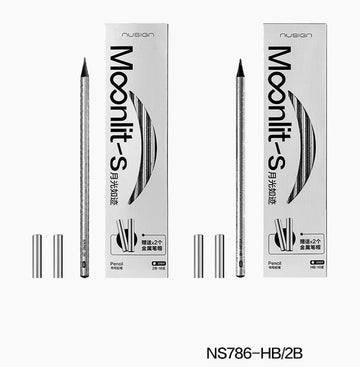 DELI Nusign Moonlit-S HB 2B Graphite Art Drawing Pencils 20 Pack
