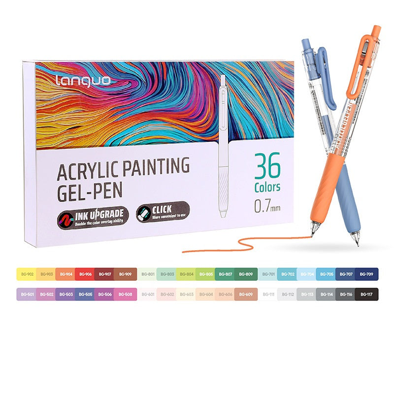 Languo 36-Color Retractable Gel Pens Review UK | Best Coloured Pen Set ...