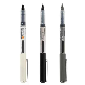 Kuretake Zig Inktober Brush Pen Set for Manga Drawing Calligraphy 3 Pack