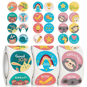 1500pcs Teacher Reward Stickers for Kids 1 inch