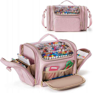 Large Marker Storage Case Marker Organizer Bag for 180-300 Markers