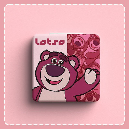 Lotso Cute Foldable Mirror for Students, Pink Gift