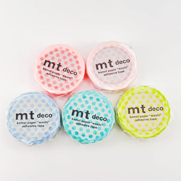 MT Deco Dots Washi Tape – Cute & Collectible!