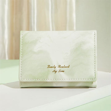 Marble Print Tri-Fold Wallet – Cute & Collectible!