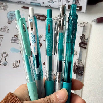 ZEBRA JJ15 Gel Pen Set - Blue Green Cute