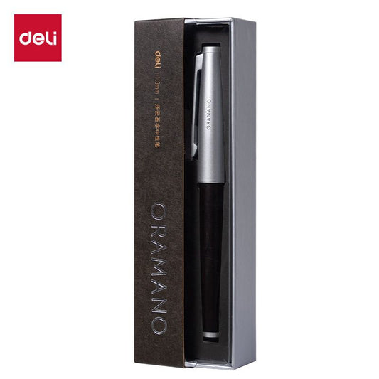 Deli A6Pro Wood - Grain Cap - Off Pen - Smooth