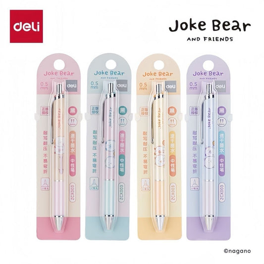 Deli x Joke Bear ST Limited Pen 4pcs