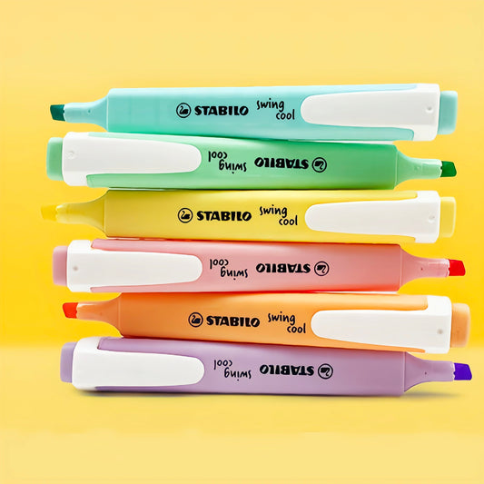 STABILO Swing Cool Pastel 8-Pack Set | Aesthetic Highlighters