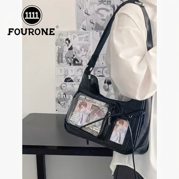 Custom Ita Bag with Anime Card Display – Small, Stylish Crossbody Bag