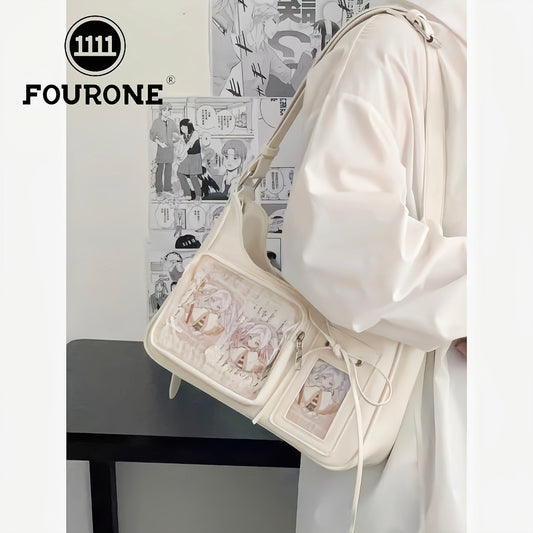 Custom Ita Bag with Anime Card Display – Small, Stylish Crossbody Bag