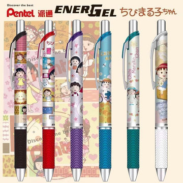 Pentel ENERGEL Chibi Maruko Chan Limited Edition Gel Pen Set