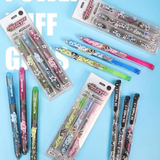 Powerpuff Girls Gel Pen Set - 0.5mm
