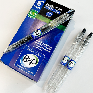 PILOT B2P Transparent Bottle Pen Recycled Plastic Japanese Gel Ink Pen