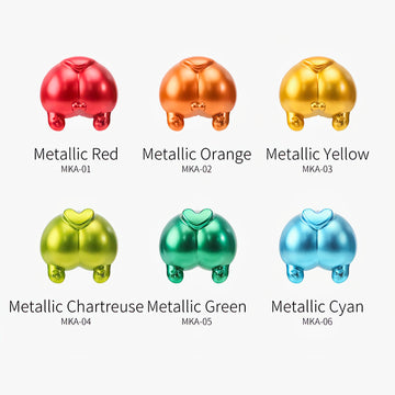 DSPIAE Metallic Markers 12color 6pcs