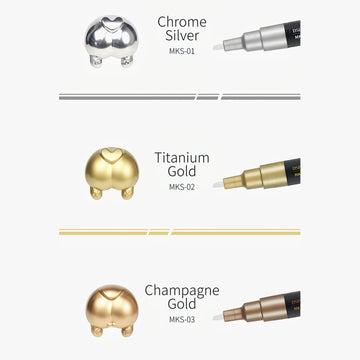 DSPIAE Metallic Markers 3 Color set