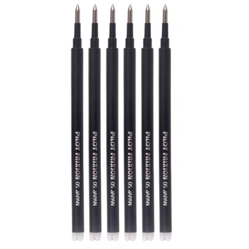 Pilot FriXion Ball Slim Gel Multi Pen Refill - 0.5 mm - Pack of 6