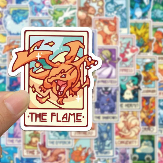 Waterproof Pokemon Stickers - 120 Cute Decals for Journal