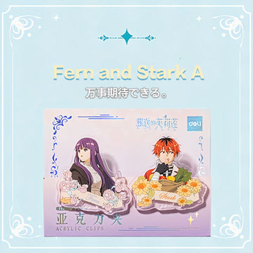 Frieren Anime Clear Acrylic Clip Set - Official Merchandise