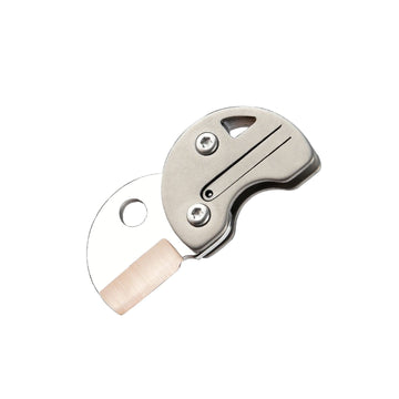 Titanium Mini Folding Coin Knife - Keychain Utility Tool