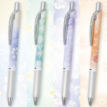 Pentel Flower Limited Edition BLN75 0.5mm Quick-Dry Gel Pens set