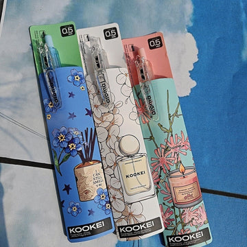 KOOKEI Aromatherapy Gel Pen Set - Scented, 0.5mm