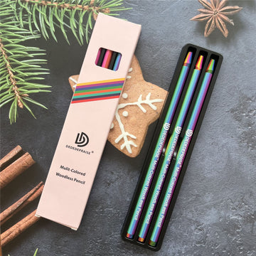 Magic Rainbow Pencil | Woodless 8-in-1 Colored Pencil Set