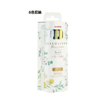 ZEBRA MILDLINER Fragrance Limited Edition 6-Color Set
