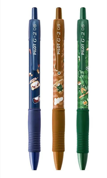 Pilot G-2 Retractable Gel Pen 0.5mm – Limited Edition Future Travel Series | 3-Pack