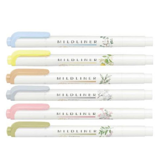 ZEBRA MILDLINER Fragrance Limited Edition 6-Color Set