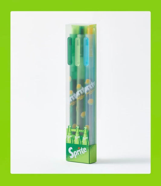 KACO x Sprite Limited Edition Retractable Gel Pen SET 0.5mm