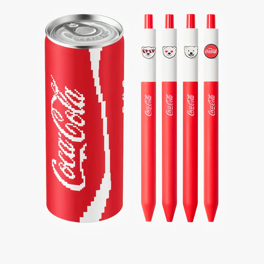 KACO x Coca-Cola Xiaoman Edition Gel Pen 0.5mm | Can-Shaped Retractable Rollerball Pen