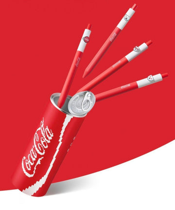 KACO x Coca-Cola Xiaoman Edition Gel Pen 0.5mm | Can-Shaped Retractable Rollerball Pen