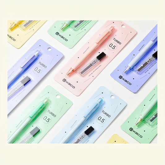 KACO Mechanical Pencil 0.5mm | Smoky Translucent Retractable | Exam-Ready Resin Lead | Débo Series