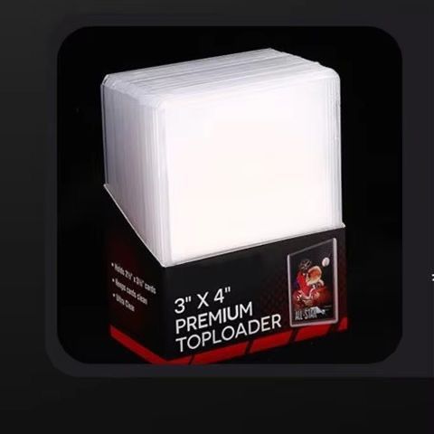 35PT Card Toploaders 3" x 4" – Clear Rigid Card Sleeves for Trading Cards, Pokémon, Sports Cards & Photo Protection | 25 Pack