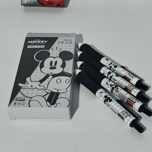 Mickey Mouse 0.5mm Retractable Gel Pens – 2 Boxes | Cute Chubby Barrel
