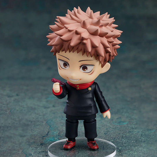 Jujutsu Kaisen Yuji Itadori Nendoroid Figure – Chibi Clay Poseable Action Figure with Interchangeable Face Plates