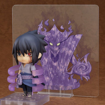 Naruto Shippuden Sasuke Uchiha Nendoroid Chibi Figure | Boxed Collectible Anime Statue