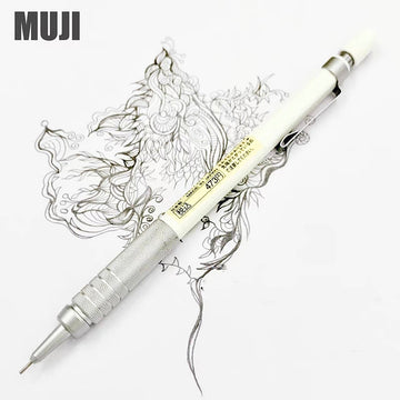 MUJI Low Centre of Gravity Metal Mechanical Pencil 0.5mm – Art & Technical Drawing