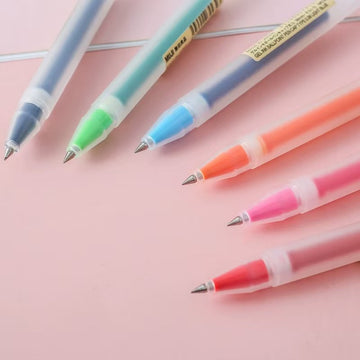 MUJI Gel Ink Ballpoint Pens – 10 Colour Set | 0.5mm & 0.38mm