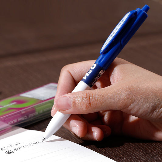 Kookei H2O Desert Oasis Gel Pen | Multicolour Contrast Retractable Ballpoint | 0.5mm Black Ink