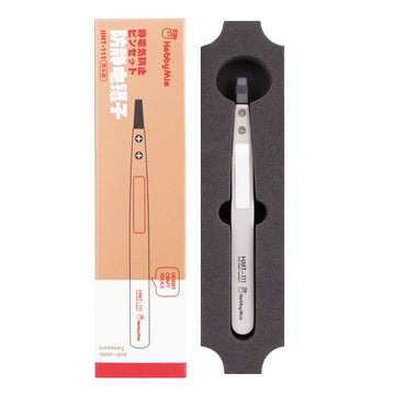 HobbyMio Anti-Static Precision Tweezers for Scale Models & Water Slide Decals – HMT-111 / HMT-112 / HMT-113