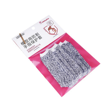 HobbyMio Cut-Resistant Finger Protectors for Model Making & Craft Knife Work – 4 Pack