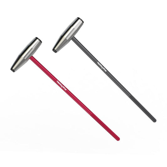 HobbyMio Mini Hammer for Gunpla & Scale Model Assembly – Double-Headed Metal Mallet (Grey / Red)