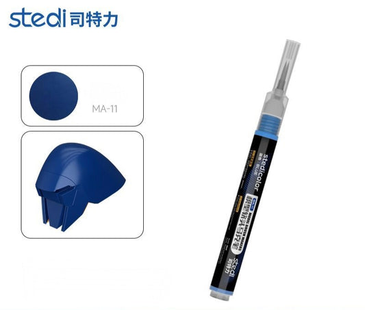 Stedi Model Paint Marker Pen – Valve Soft Tip Brush Pen for Scale Models & Miniatures (Single Pen)
